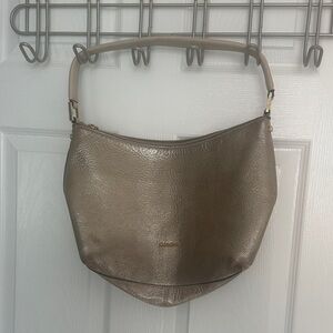Calvin Klein Metallic Brown Hobo Bag